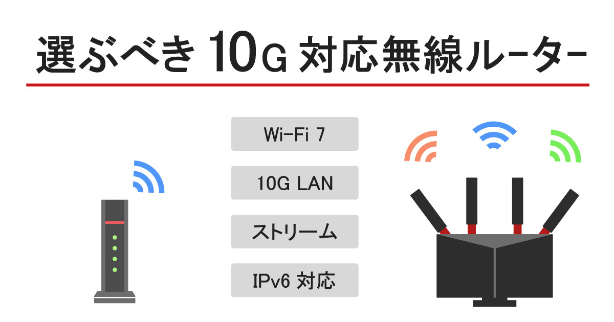 NTT10Gbpsのおすすめ無線（Wi-Fi）ルーター