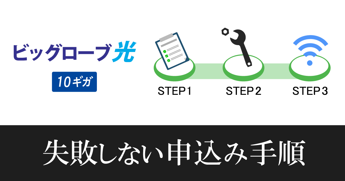 ビッグローブ光10Gの開通までの流れと注意点を徹底解説！